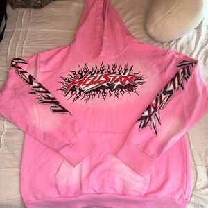 Pink Graphic Hoodie